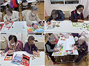 26.01.05 오후 인지 활동 프로그램 - 퍼즐놀이